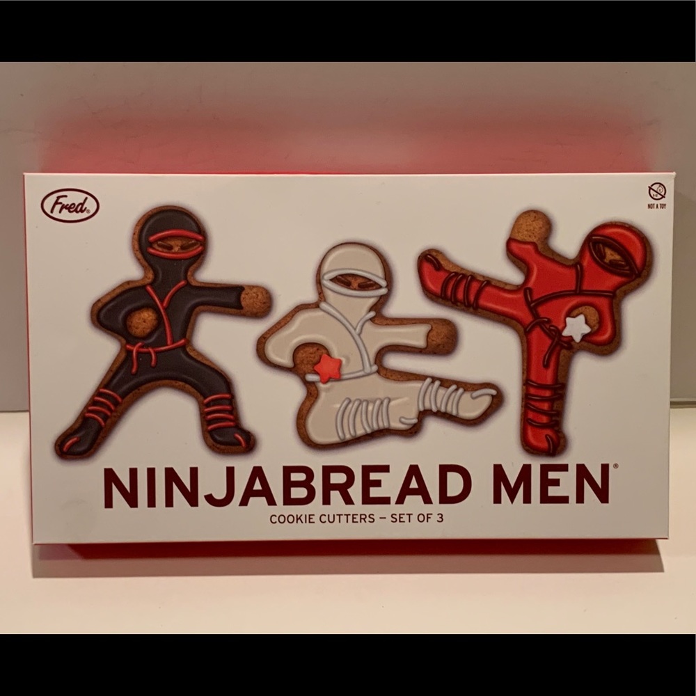 NINJABREAD MEN COOKIE CUTTERS.